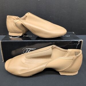 Theatricals Ultimate Competition Leather Jazz Dance with Neoprene Shoes US 9 Tan